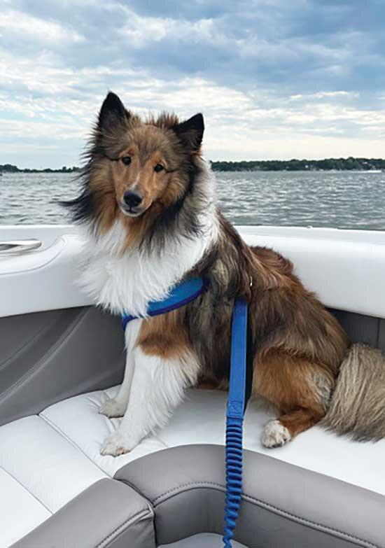 Boat rides are high on Asher’s list of favorite things.