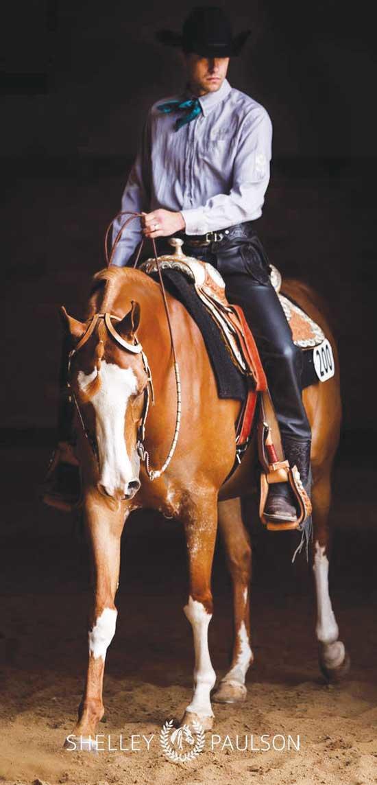 The Bauman family are multiple-award winning horsepeople, including Tanner, who is riding Ranger, a seven-time World Champ. Both of them hold world titles in multiple events. (Photo by Shelley Pauslon)