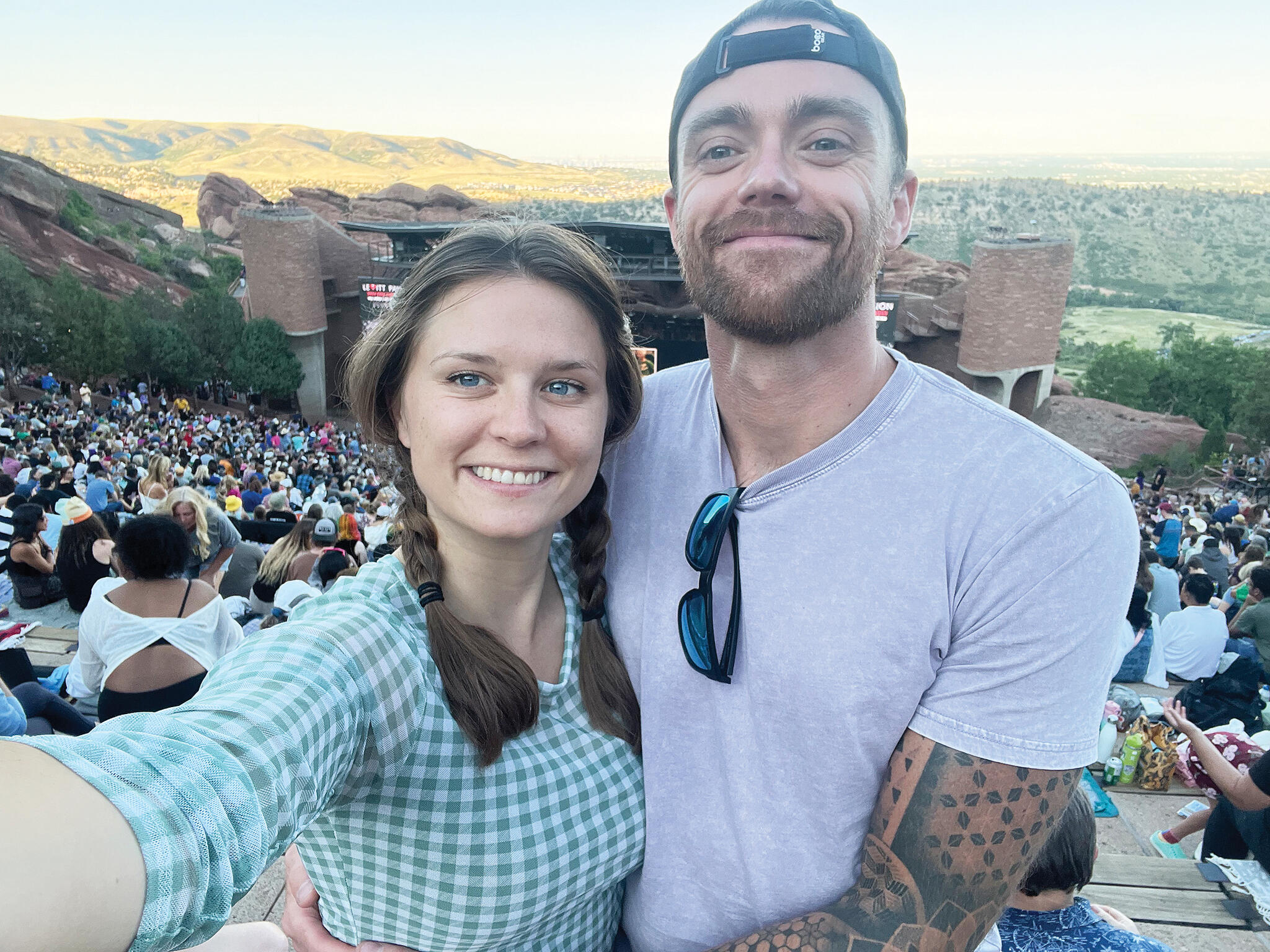 Zach Mellon currently resides in Colorado where he works as a marketing director. Pictured with Zach is friend Joceyln. (Photo submitted by Zach Mellon)