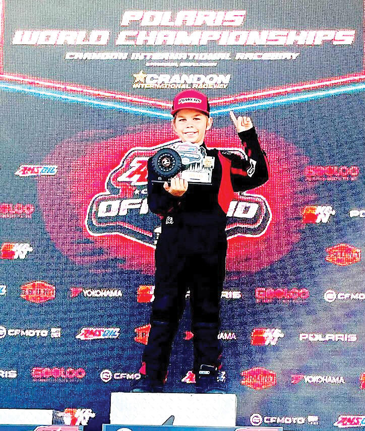 Gaborik Geyen, a fifth grader at MLE, is a national side-by-side racing champion after winning the Amsoil Off-Road Racing Championship at International Crandon Raceway this summer.