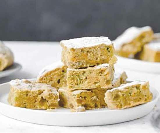 Carrot and Zucchini Bars