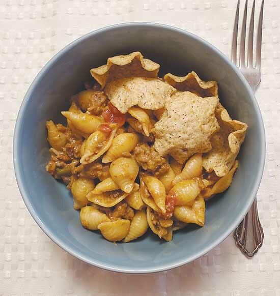 Cheesy Taco Pasta
