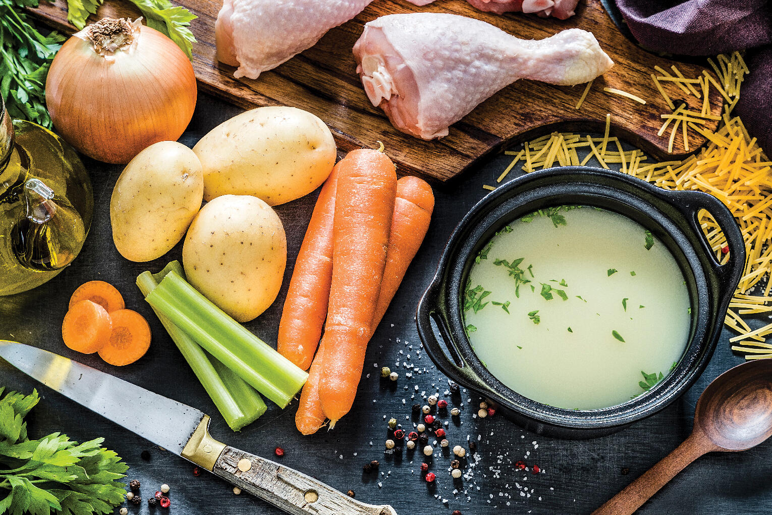 With the arrival of the colder temperatures, so does the desire to eat foods that warm us up. Here are some recipes for some tasty soups to try.