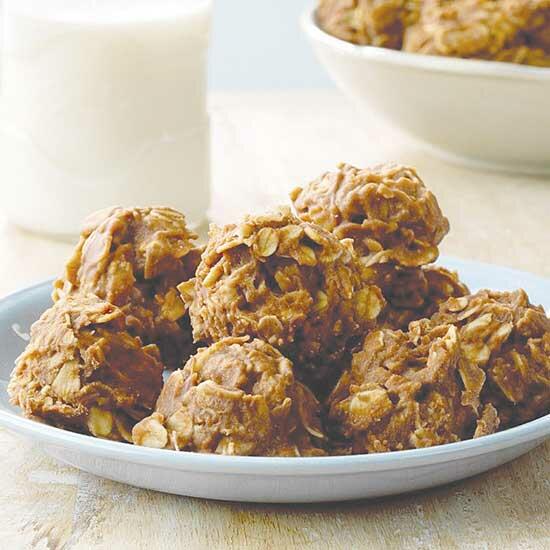Chocolate Peanut Butter No-Bake Cookies