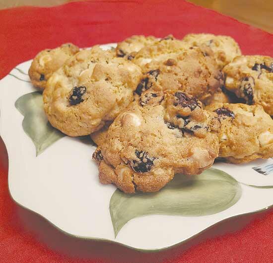 Dried Cranberries Oatmeal Chocolate Chunk Cookies