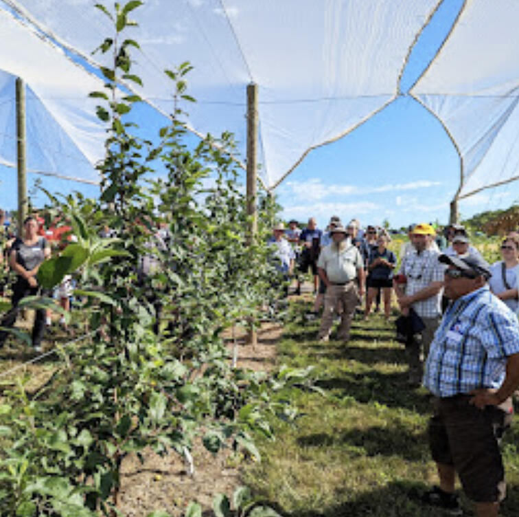 The Minnesota Apple Growers Association held their annual farm tour at the Horticulture Research Center on Friday, July 22.