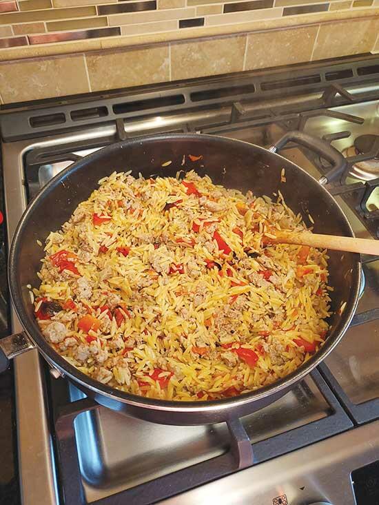 Italian Sausage Orzo