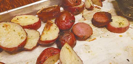 Roasted Potatoes and Kielbasa