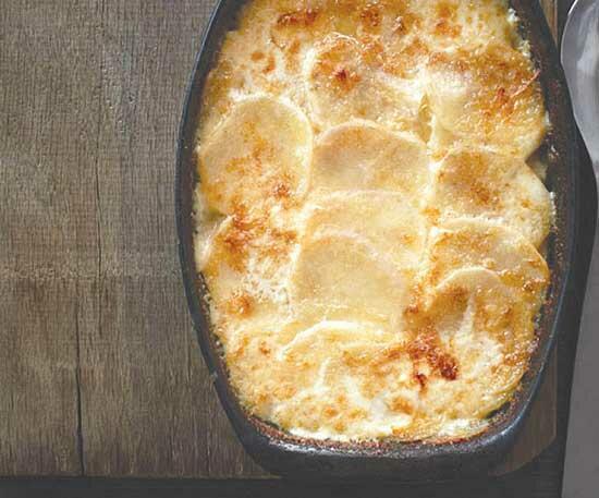 Sage Potatoes Au Gratin