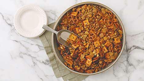 Spicy-Sweet Maple Snack Mix