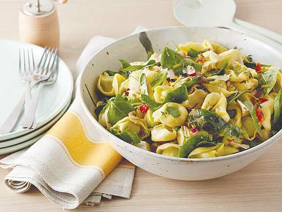 Spinach Artichoke Pasta Salad
