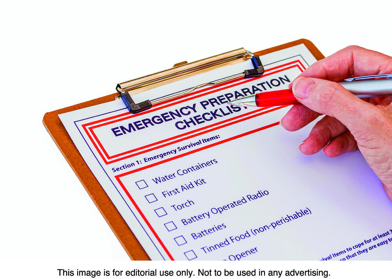 The Red Cross recommends including the following items in a disaster supplies kit and storing them in an easy-to-carry container.