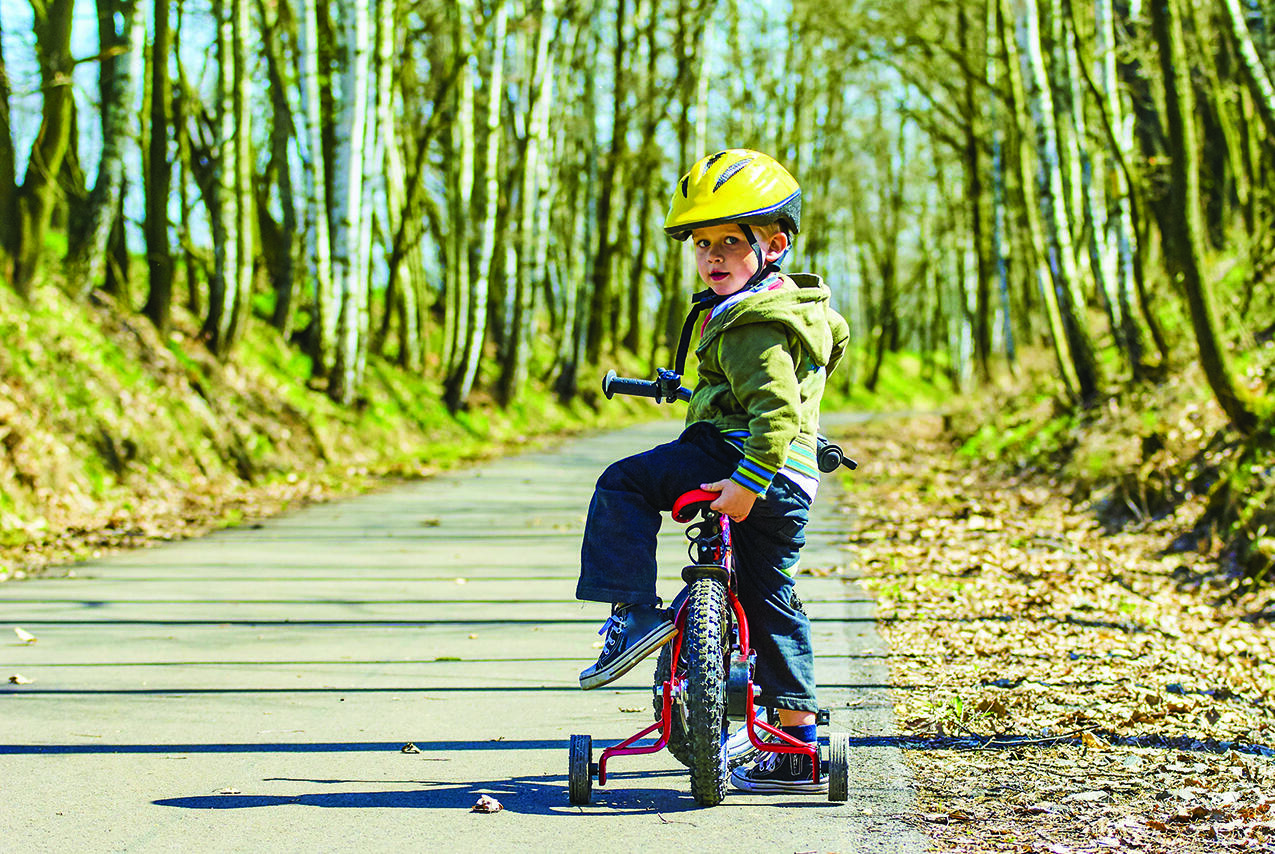 When buying a child's first bike, shoppers should prioritize a bike that is lightweight.